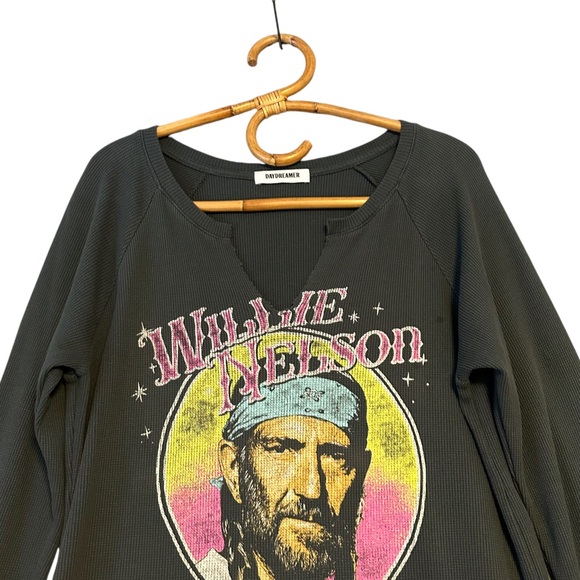 Daydreamer | Willie Nelson Portrait Thermal Size M - Picture 4 of 13